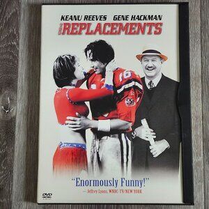 Replacements DVD Widescreen 2000 Warner Bros Keanu Reeves Gene Hackman